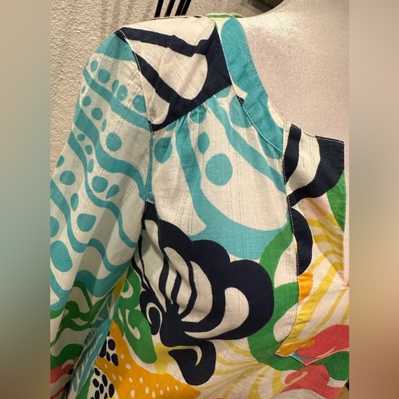 Lilly Pulitzer multicolor longsleeve blouse size XS - Picture 4 of 11